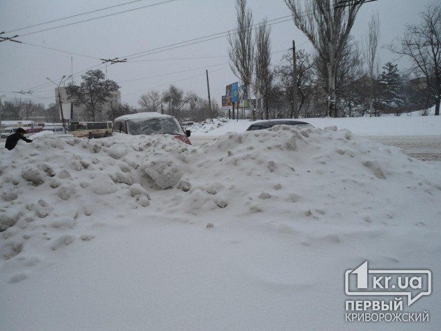 Во сколько в Кривом Роге ожидается сильный снегопад