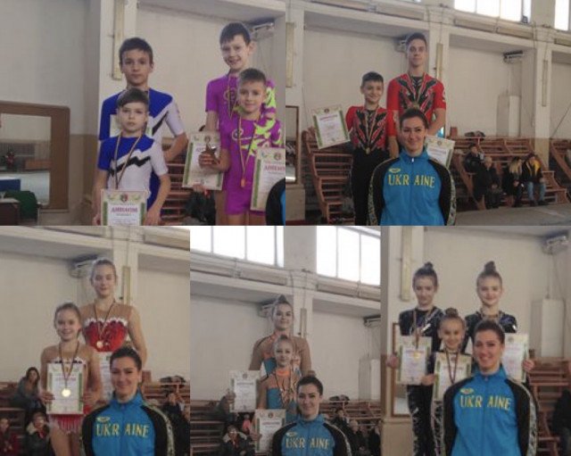 Сто акробатов поучаствовали в чемпионате в Кривом Роге