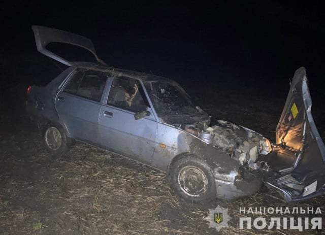 Угнал автомобиль и съехал в кювет: на Криворожье задержали подозреваемого