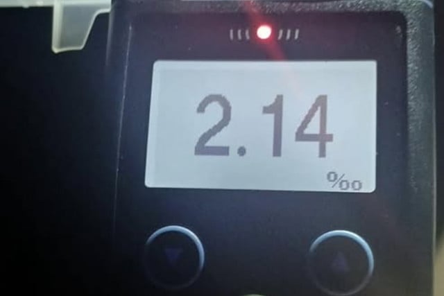 В Кривом Роге патрульные обнаружили пьяного водителя с 2,14 промилле во время комендантского часа